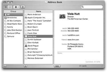 address book programs for mac